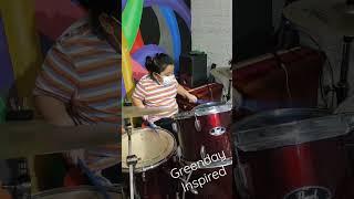 4yrs old little drummer boy | greenday inspired