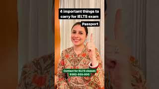 4 important things to carry for IELTS exam #importantthings #documents #ieltsexam #learnenglish #pr