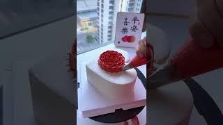 Delicious and beautiful animal cream cake Princess cake making Gradient rose cake