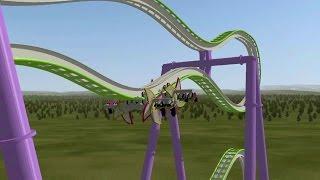 Intamin Amusement Ride's new Zac Spin Coaster animation