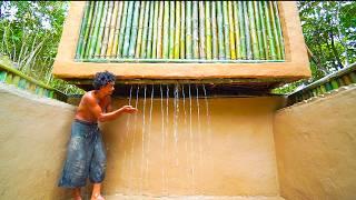 Build The Most Beautiful Bamboo villa in the Jungle by Ancient Skills