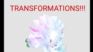 Transformation Sequence with Shadic The Fusion Hedgehog!!!!