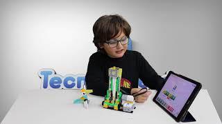 Pájaros en el nido con lego WeDO 2.0 y Tecnoaprendo