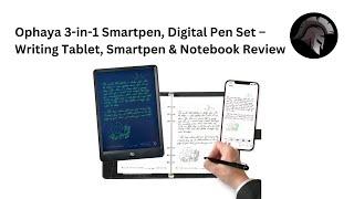 Ophaya 3-in-1 Smartpen Digital Pen Set - Review- Pen - Writing Tablet, Smartpen & Notebook - EN