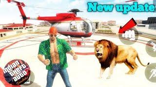 New update आ गया  helicopter + lion in Indian theft auto simulator