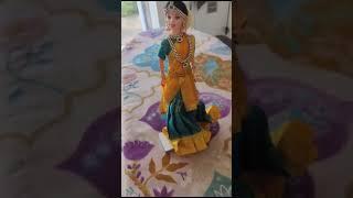Half Saree Ceremony Theme Doll Set for Plate Decoration #halfsareeceremony #pubertythemedolls #dolls