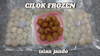 Resep cilok Frozen isi jando | trik cilok lembut dan awet sampai 2 Minggu !!