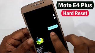 Moto E4 Plus Hard Reset | Moto E4 Plus (XT1771) Factory Reset & Pattern Unlock Without Pc |