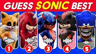 Guess The Sonic Demon the Hedgehog 3 Characters by Voice  Sonic the Hedgehog 3 Movie Quiz