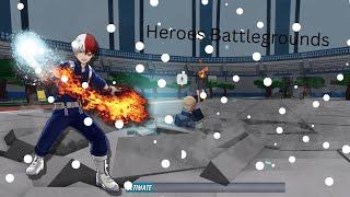 Todoroki Early Access Showcase || Heroes Battlegrounds