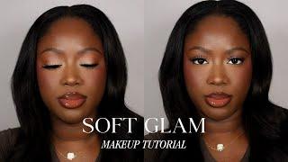 STEP-BY-STEP Soft Glam Makeup Tutorial for Dark Skin | DETAILED Guide for a  Flawless Glam