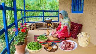 Clay Oven Cooking : Rustic Recipe for Lamb and Fresh Broad Beans