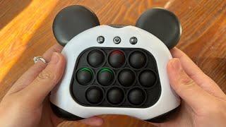 Panda Pop It Game Unboxing And Review 2024 - Super Satisfying Electric Game Console Fidget Toy