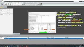 Cost Feature Setup