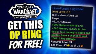 DON'T MISS! Get A Powerful Ring For Free Perfect For Leveling! WoW The War Within, Discarded Toolbox