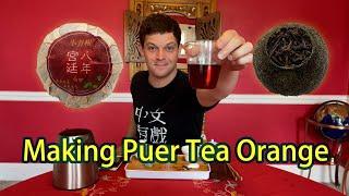 TEA WITH JESSE: How to make a PU'ER TEA ORANGE