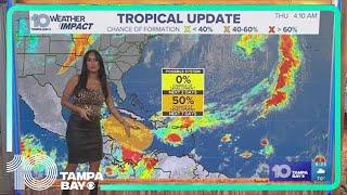 Tracking the Tropics: System has 50% chance of development over next week