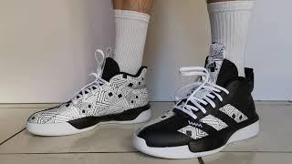 ADIDAS - PRO NEXT 2019 WHITE BLACK BASKETBALL SNEAKER SEE BEFORE YOU BUY - REVIEW