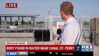 Body recovered from Canal Street Ferry, identity unknown