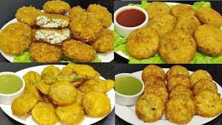 10 मिनट में 4 बहुत ही आसान Tasty स्नैक्स बनाने की विधि |  4 Quick Easy Snacks Recipe | Chef Ashok