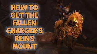 WoW Shadowlands 9.1 - How To Get The Fallen Charger's Reins Mount | Fallen Charger Rare | The Maw