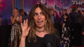 Thor Love and Thunder Los Angeles World Premiere - Itw Jennifer Kaytin Robinson (Official Video)