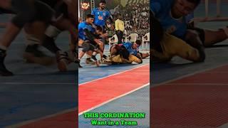 THIS CORDINATION WANT IN A TEAM #kabaddi24x7and365live #kabaddi #shorts