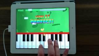 Learn to play Greensleves with Piano Master - tutorial for iPhone Android iPad