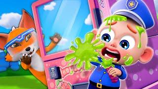 Icky Sticky Bubble Gum  | Safety Tips for Kids | Little PIB Nursery Rhymes & Kids Songs