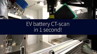 1 second X-ray CT of an EV battery cell