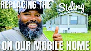 This Place Is About To Be Completely "TRANSFORMED"!! | Installing LP Smart Siding On Our Mobile Home