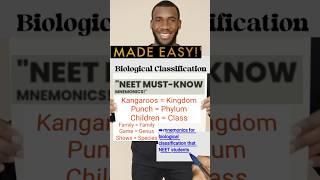 Must-Know for NEET! | Easy And Fun Mnemonics for Biological Classification