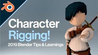 Character Rigging | Blender 2019 Tips for Beginners | TheNiceOne 3D