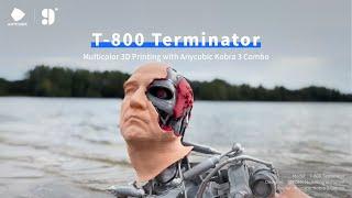 'I'll be back...'  Summon the Terminator T-800 back in 3D with the Anycubic Kobra 3 Combo!