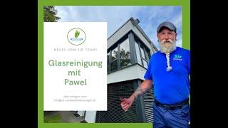 Glasreinigung mit Unger Hydropower Reinwasser-System, Glasreinigung Siz Ingolstadt