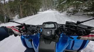 Cf moto 850xc CRAZY RIDE ON SNOW