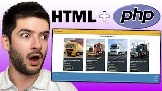 PHP Website From Scratch | How to Create HTML & PHP Website - Beginner Friendly Tutorial