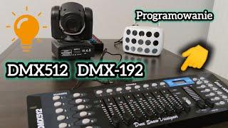 Sterownik kontroler DMX-192 dmx show designer dmx512 Instrukcja DMX 192 programowanie