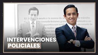 Jefferson Moreno resuelve casos prácticos sobre intervenciones policiales