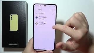Samsung S24 FE: How to Change Text Messages Notification Sound