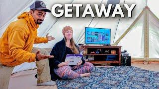 WATCH US Create a Cozy GETAWAY TENT Using ONLY THRIFT STORE Items!