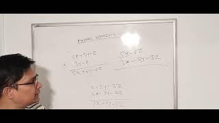 Addition and subtraction of algebraic expressions