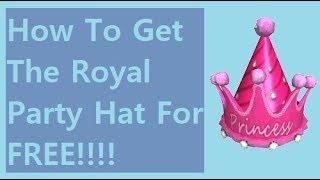 How To Get The Royal Party Hat For FREE (ROBLOX PIZZA PARTY EVENT 2019)