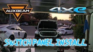 Auxbeam Switch Install | Wrangler Rubicon 4xe