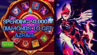 Magic Rush : Spending 50k Diamonds to get AZRAEL, Set him up & Test him in Arena !