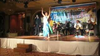 Aleya in Cairo Egyptian Belly dance Nile Group:  Aghibny Kulak