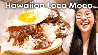 Hawaiian Loco Moco  (JUICY Meat + Homemade GRAVY on Rice)