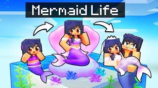 Having a MERMAID LIFE in Minecraft!