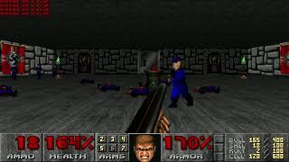 Doom II Hell on Earth MAP 31: Wolfenstein (100%)