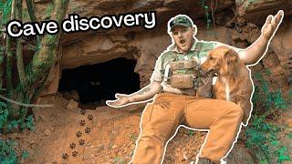 Exploring forgotten WW2 CAVE ‼️ Claustrophobia warning ️ ‼️Bushcraft / Outdoor Cooking